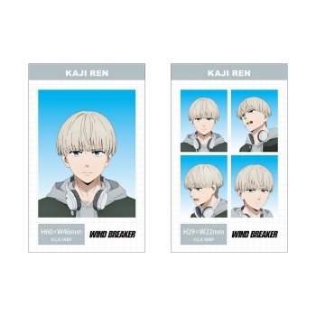 グッズ-ブロマイド】WIND BREAKER 証明写真風ブロマイドセット【梶蓮 