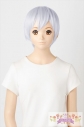 【コスプレ-ウィッグ】ナチュラルショート - シルバー12の画像