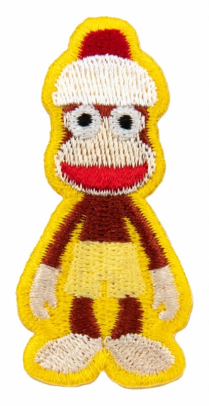 【グッズ-ステッカー】サルゲッチュ 刺繍ステッカー （ピポサル）