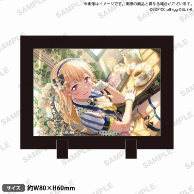 【グッズ-スタンドポップ】バンドリ! ガールズバンドパーティ! スタンドフレーム vol.2 白鷺 千聖【アニメイト限定】