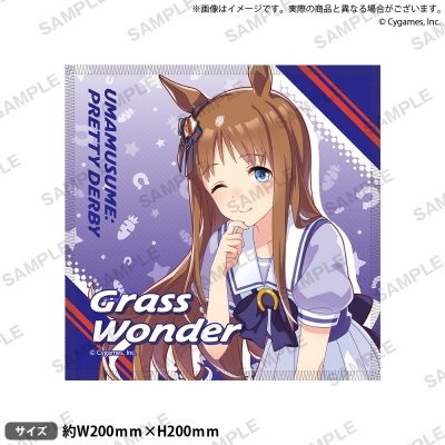 【グッズ-タオル】ウマ娘 プリティーダービー ハンドタオル グラスワンダー