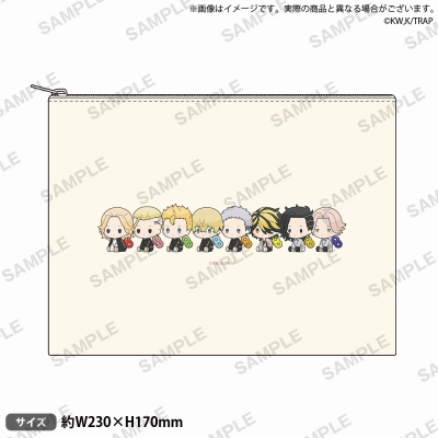 【グッズ-ポーチ】東京リベンジャーズ ぺたっとねじまき ぽーち