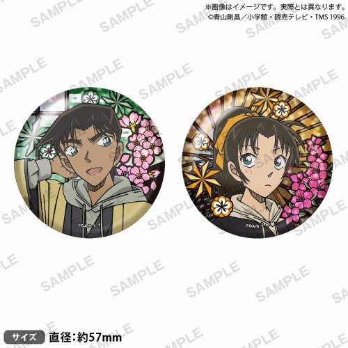 グッズ-バッチ】名探偵コナン ホログラム缶バッジセット 服部平次  