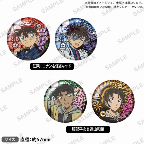 グッズ-バッチ】名探偵コナン ホログラム缶バッジセット 服部平次  