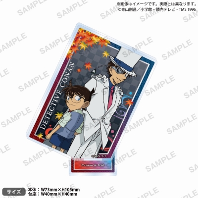 【グッズ-スタンドポップ】名探偵コナン スクエアアクリルスタンド vol.3 江戸川コナン&怪盗キッド