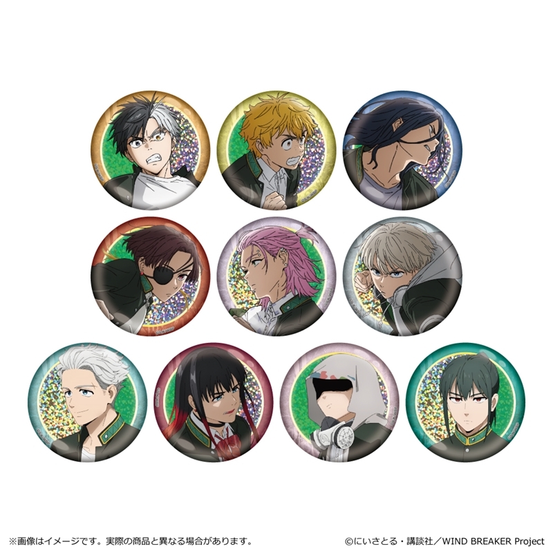 【グッズ-バッチ】WIND BREAKER Season 2 ホログラム缶バッジ