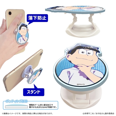 【グッズ-携帯グッズ】おそ松さん スマホグリップ/カラ松