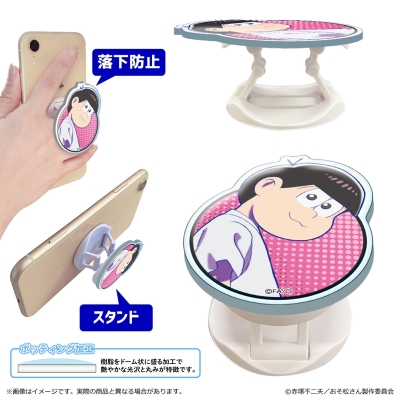 【グッズ-携帯グッズ】おそ松さん スマホグリップ/トド松