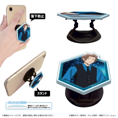 【グッズ-携帯グッズ】ワールドトリガー <黒ベストスーツver.> 第3 弾 アクリルスマホグリップ/迅 悠一