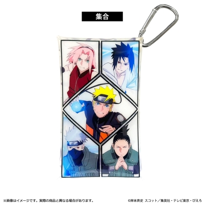 【グッズ-ポーチ】『NARUTO-ナルト- 疾風伝』 クリアマルチケース/集合