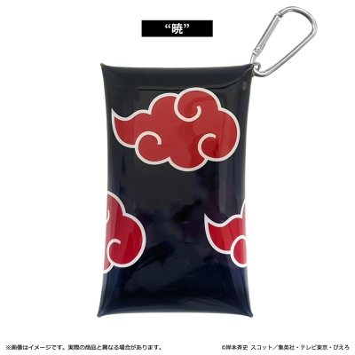 【グッズ-ポーチ】『NARUTO-ナルト- 疾風伝』 クリアマルチケース/“暁”