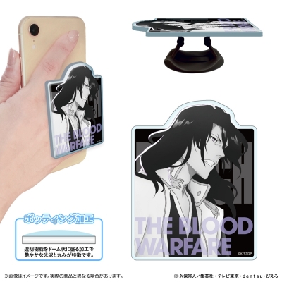 【グッズ-携帯グッズ】BLEACH 千年血戦篇 アクリルスマホグリップ/朽木白哉