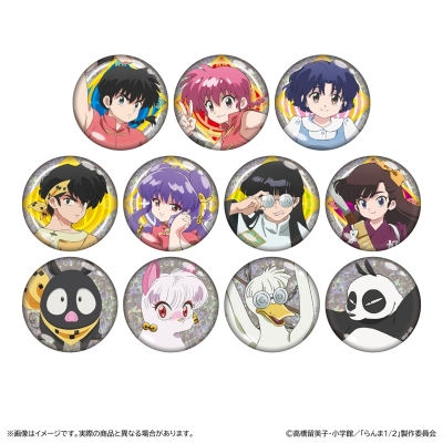 【グッズ-バッチ】『らんま1/2』第3期 トレーディングホログラム缶バッジ