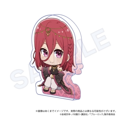 【グッズ-置きもの】ブルーロック ミニキャラアクリルブロック アラビアンver. 千切 豹馬