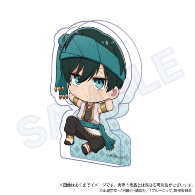 【グッズ-置きもの】ブルーロック ミニキャラアクリルブロック アラビアンver. 糸師 凛