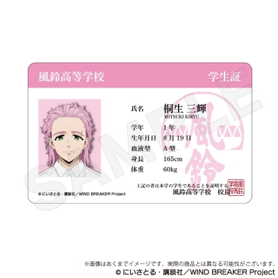【グッズ-カード】WIND BREAKER 学生証風カードvol.2 桐生三輝