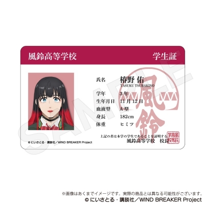 【グッズ-カード】WIND BREAKER 学生証風カードvol.2 椿野佑