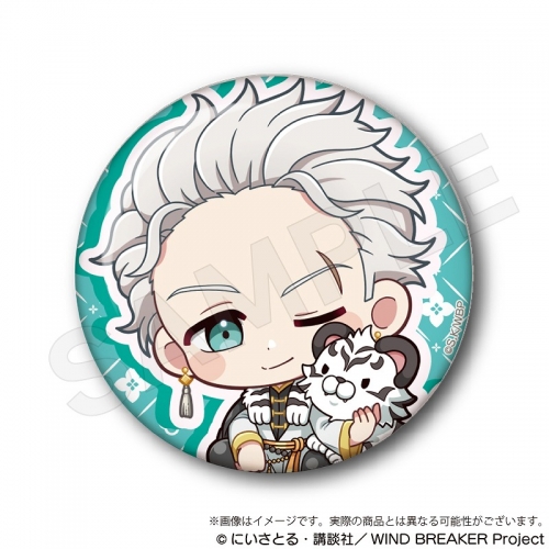 グッズ-バッチ】WIND BREAKER トレーディングミニキャラ缶バッジ 五獣