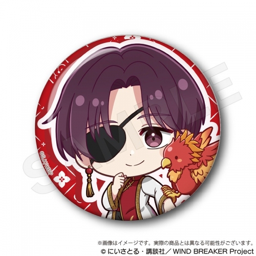 グッズ-バッチ】WIND BREAKER トレーディングミニキャラ缶バッジ 五獣
