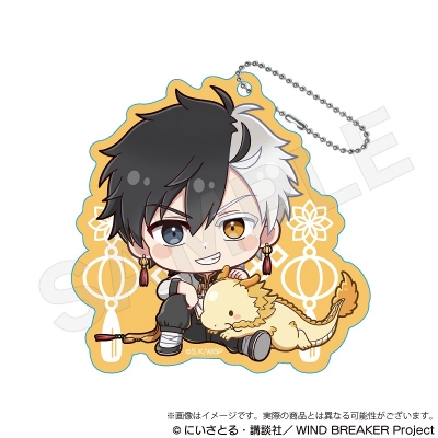【グッズ-キーホルダー】WIND BREAKER トレーディングミニキャラアクリルキーホルダー 五獣ver.