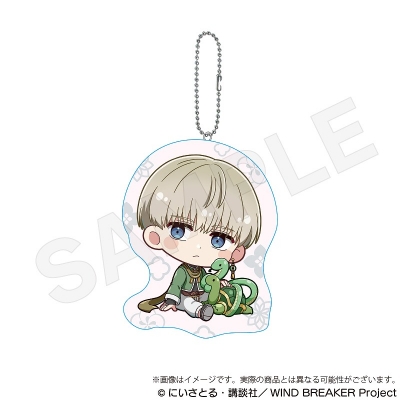 【グッズ-キーホルダー】WIND BREAKER クッションキーホルダー 五獣ver. 梶蓮