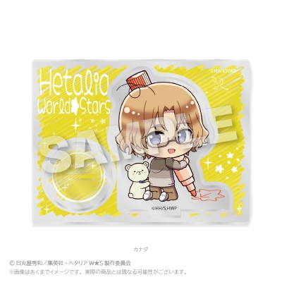 【グッズ-スタンドポップ】ヘタリア World★Stars ミニキャラスタンド おえかきっちょver. カナダ
