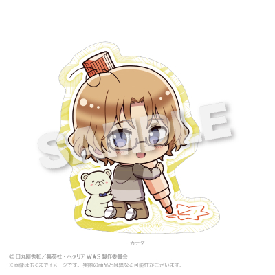 【グッズ-ステッカー】ヘタリア World★Stars ミニキャラステッカー おえかきっちょver. カナダ