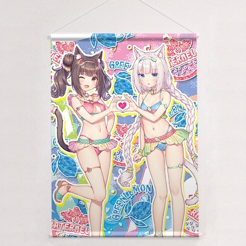 グッズ-タペストリー】ネコぱら B2タペストリー（ショコラ＆バニラ 