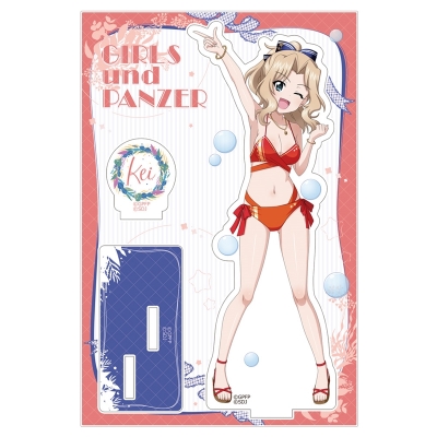 【グッズ-スタンドポップ】ガールズ&パンツァー 戦車道大作戦! アクリルスタンド(ケイ/水着2024)