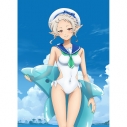 【グッズ-タペストリー】無職転生II ~異世界行ったら本気だす~ 描き下ろしB2タペストリー(シルフィエット/マリンセーラー水着)Wスエード【再販】の画像