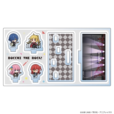 【グッズ-スタンドポップ】ぼっち・ざ・ろっく! ジオラマアクリルスタンド(結束バンド/ドット絵)
