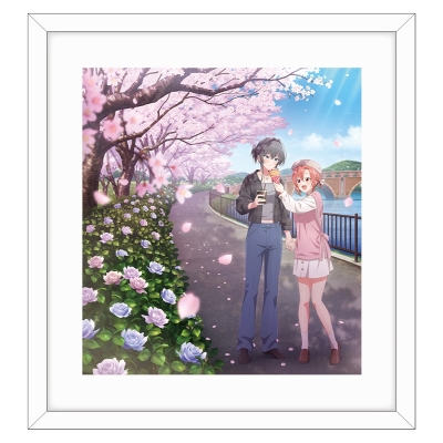 【グッズ-複製原画】ささやくように恋を唄う 描き下ろし複製原画(木野ひまり&朝凪依)