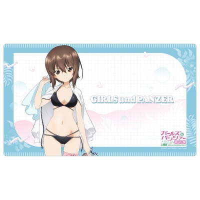 【TCG-マット】ガールズ&パンツァー 最終章 描き下ろしラバーマット(西住まほ/リゾート水着)