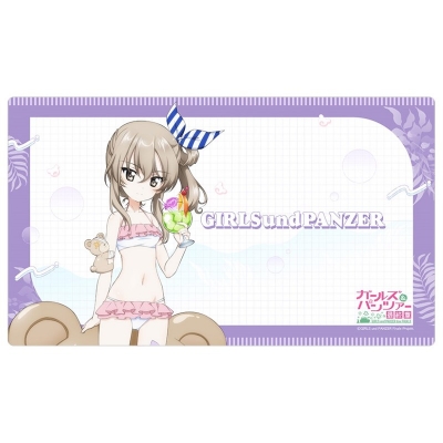 【グッズ-デスクマット】ガールズ&パンツァー 最終章 描き下ろしラバーマット(島田愛里寿/リゾート水着)