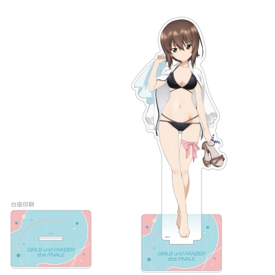 【グッズ-スタンドポップ】ガールズ&パンツァー 最終章 描き下ろし特大アクリルスタンド(西住まほ/リゾート水着)