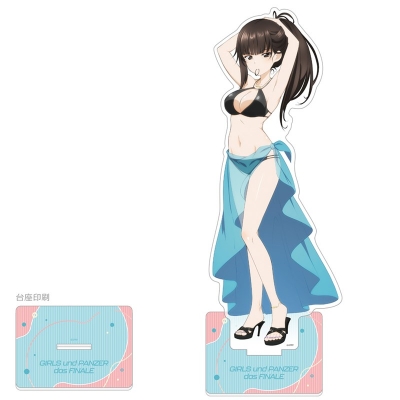 【グッズ-スタンドポップ】ガールズ&パンツァー 最終章 描き下ろし特大アクリルスタンド(西住しほ/リゾート水着)
