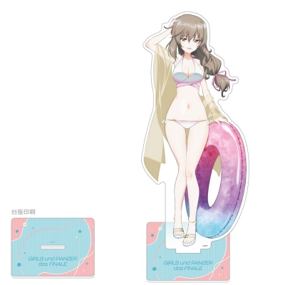 【グッズ-スタンドポップ】ガールズ&パンツァー 最終章 描き下ろし特大アクリルスタンド(島田千代/リゾート水着)
