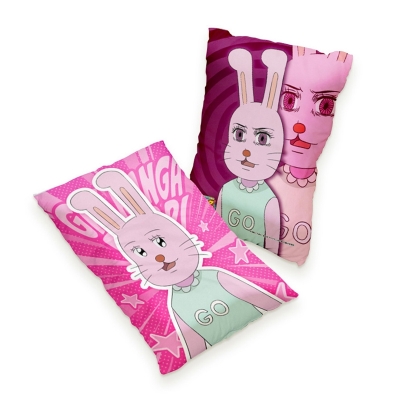 【グッズ-ピローケース】ギャグマンガ日和GO まくらカバー(うさみちゃん)