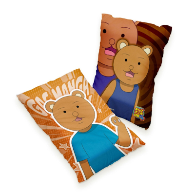 【グッズ-ピローケース】ギャグマンガ日和GO まくらカバー(クマ吉くん)