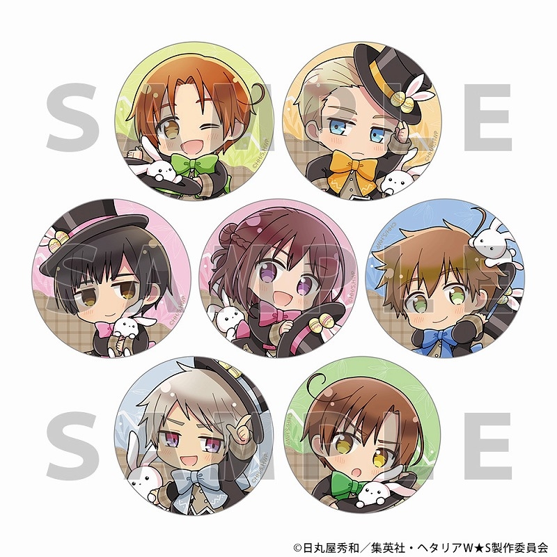 【グッズ-バッチ】ヘタリア World★Stars トレーディング缶バッジ(イースター/ver.A)