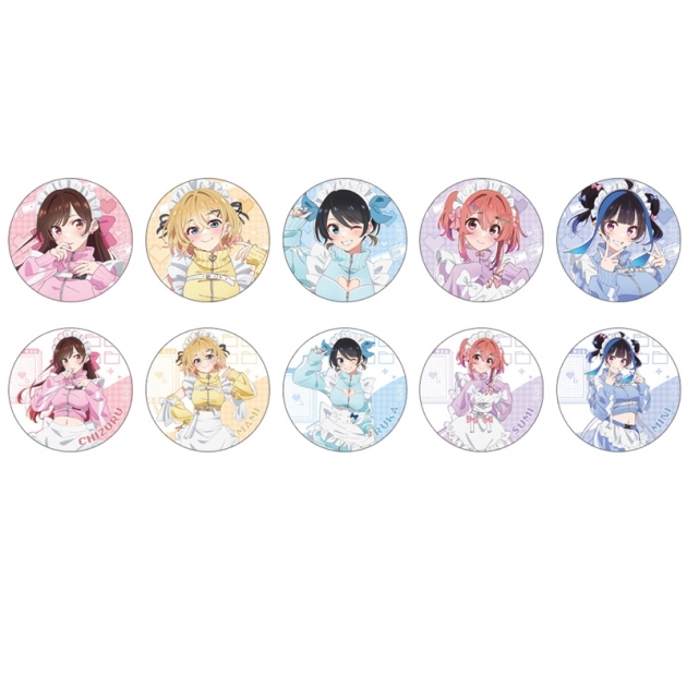 【グッズ-バッチ】彼女、お借りします トレーディング缶バッジ(ジャージメイド)