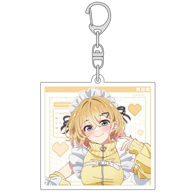 【グッズ-キーホルダー】彼女、お借りします 描き下ろしアクリルキーホルダー(七海麻美/ジャージメイド)