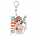 【グッズ-キーホルダー】とある科学の超電磁砲T 描き下ろしアクリルキーホルダー(御坂美琴/水遊び)の画像