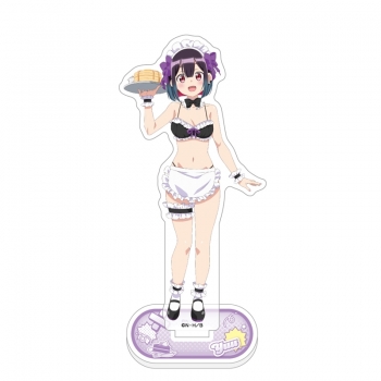 グッズ-スタンドポップ】ばっどがーる 描き下ろしアクリルスタンド（優 ばっどがーる 優谷優 描き下ろし特大アクリルスタンド メイド水着 C106