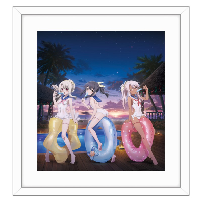 【グッズ-複製原画】劇場版「Fate/kaleid liner プリズマ☆イリヤ Licht 名前の無い少女」 描き下ろし複製原画(イリヤ&美遊&クロエ/セーラー水着)