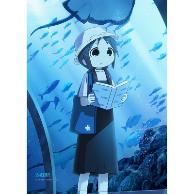 【グッズ-タペストリー】少女終末旅行 描き下ろしB2タペストリー(チト/水族館)Wスエード