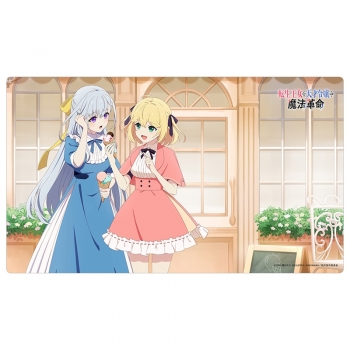 グッズ-デスクマット】転生王女と天才令嬢の魔法革命 描き下ろしラバー 