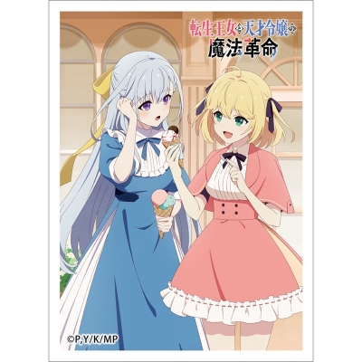 【グッズ-カードケース】転生王女と天才令嬢の魔法革命 スリーブ(アニスフィア&ユフィリア/街歩き)