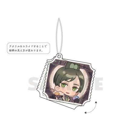 【グッズ-キーホルダー】TVアニメ『誰ソ彼ホテル』 額縁風アクリルキーホルダー(大外聖生/バニーディーラー)