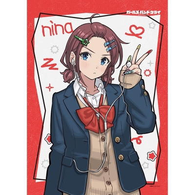 【グッズ-タペストリー】ガールズバンドクライ 描き下ろしB2タペストリー(井芹仁菜/平成ギャル)Wスエード